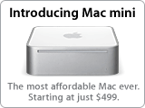 Introducing Mac mini. The most affordable Mac ever. Starting at just $499.